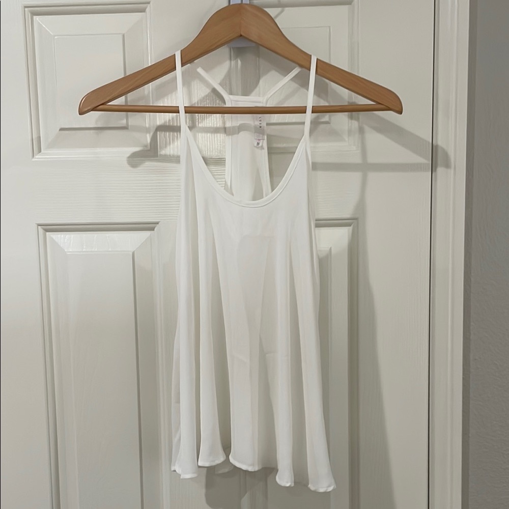 Flowy White Tank Top